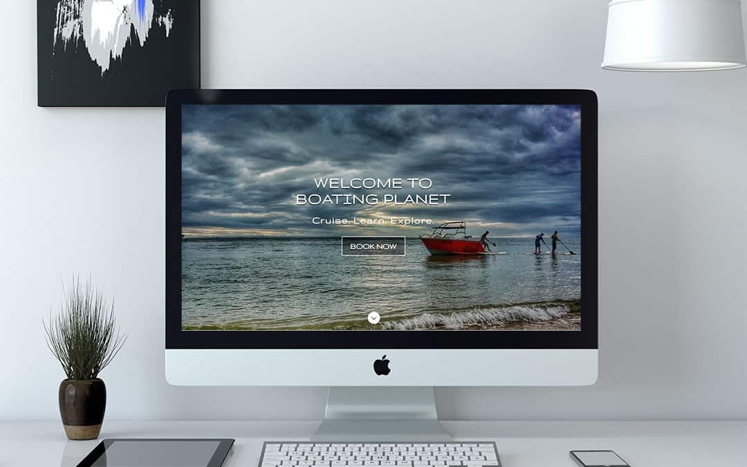 Boating Planet Logo Branding and Website